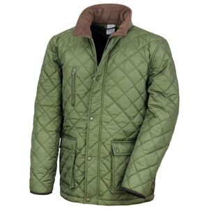 Result Mens Cheltenham Gold Fleece Lined Jacket (Water Repellent & Windproof) /
